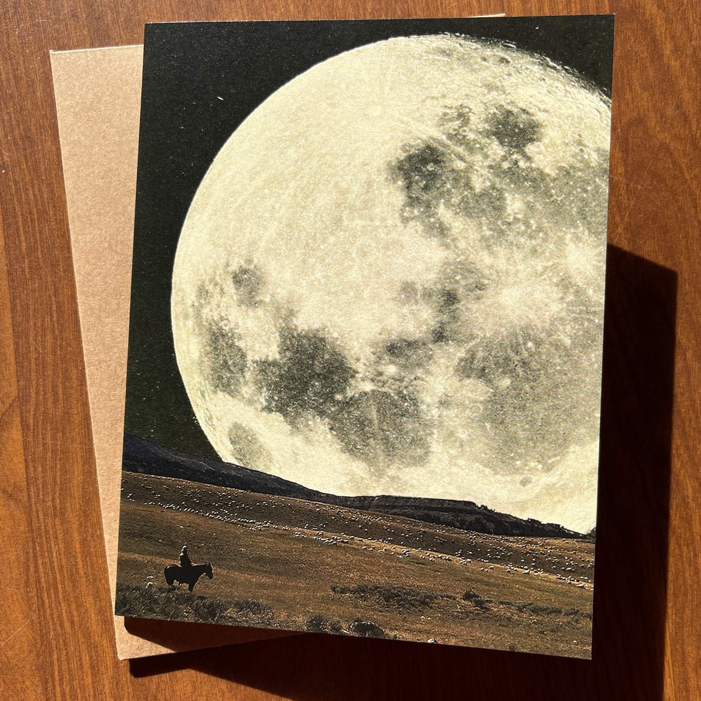 Cowboy Moon Card